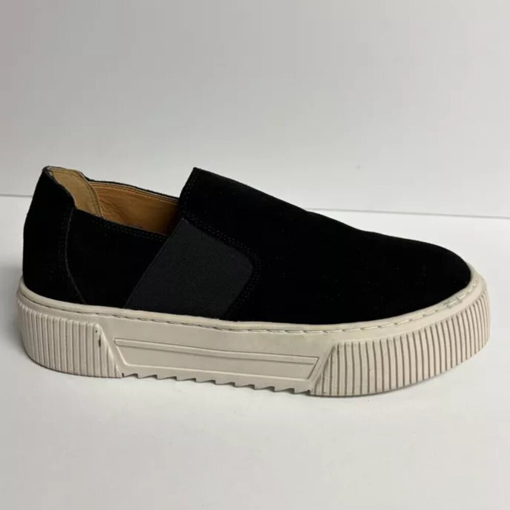 Crown Vintage Women’s Marlenna, Black Slip-On Sneakers, Size 9.5 M